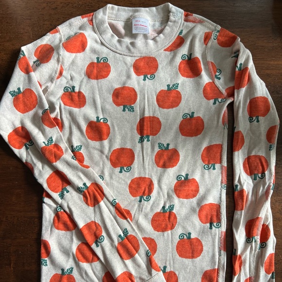 Pumpkin Top -  Hanna Andersson Long John Pajama - Picture 2 of 3